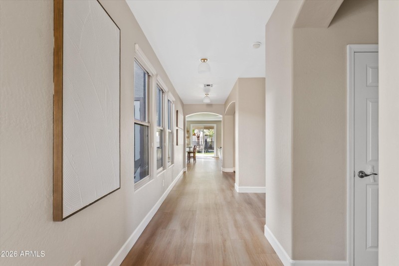 Hall to Kichen & Family Room