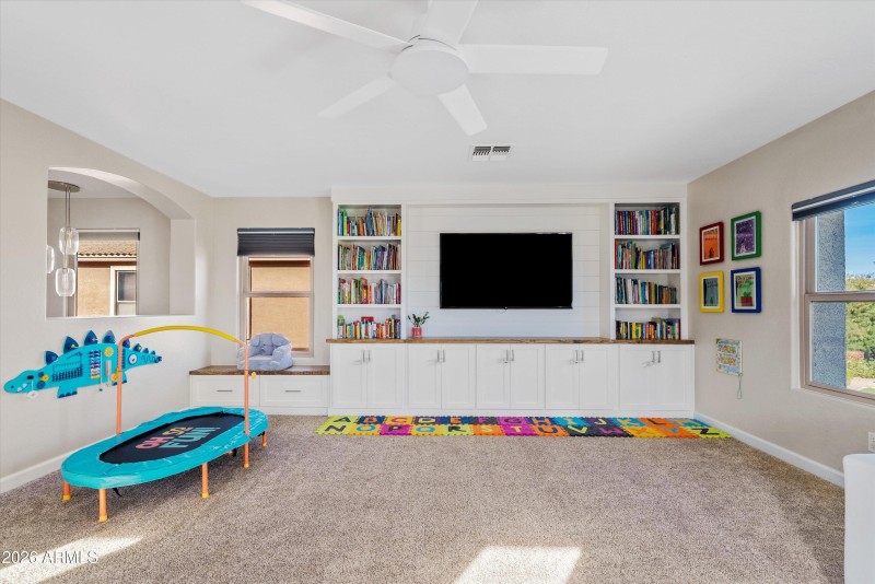 Loft with Custom Built Ins