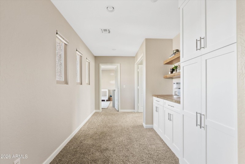 Custom Storage and Coffee Bar