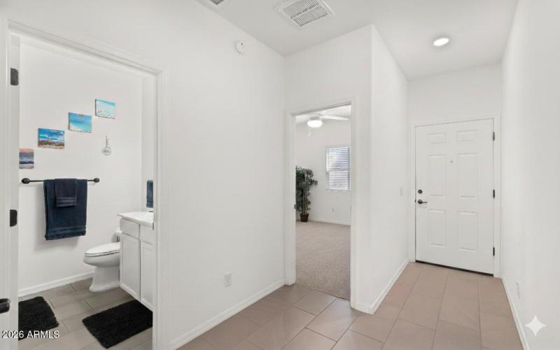 AI entry, hall and 2nd bathroom