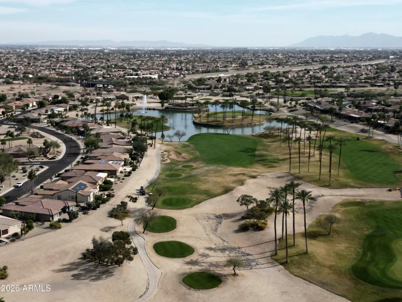 Birdseye View of the Green