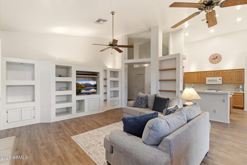 Built-In Media Wall & Open Layout