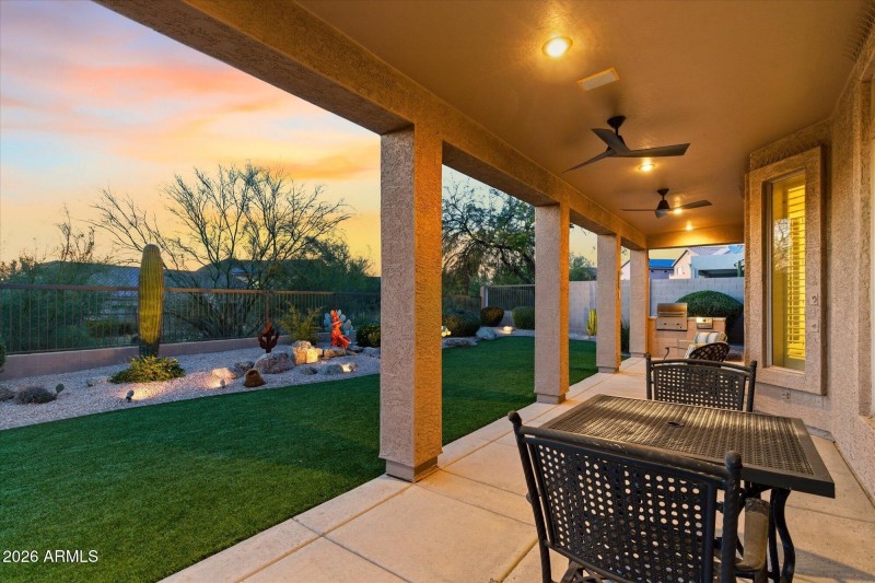 Covered Patio w Views & Built-In BBQ