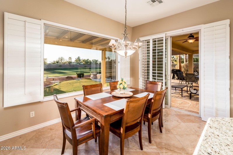 Door wall exiting to Patio