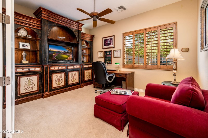 Large Den with Private Doors