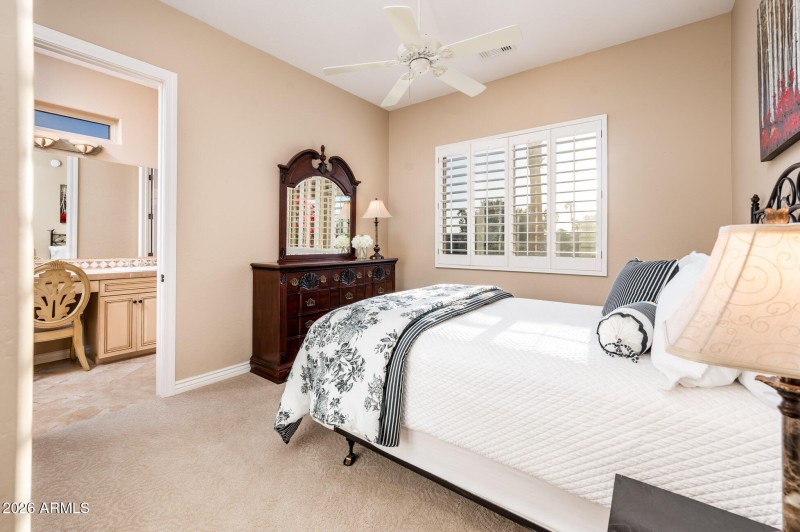Guest Room with Beautiful Golf views