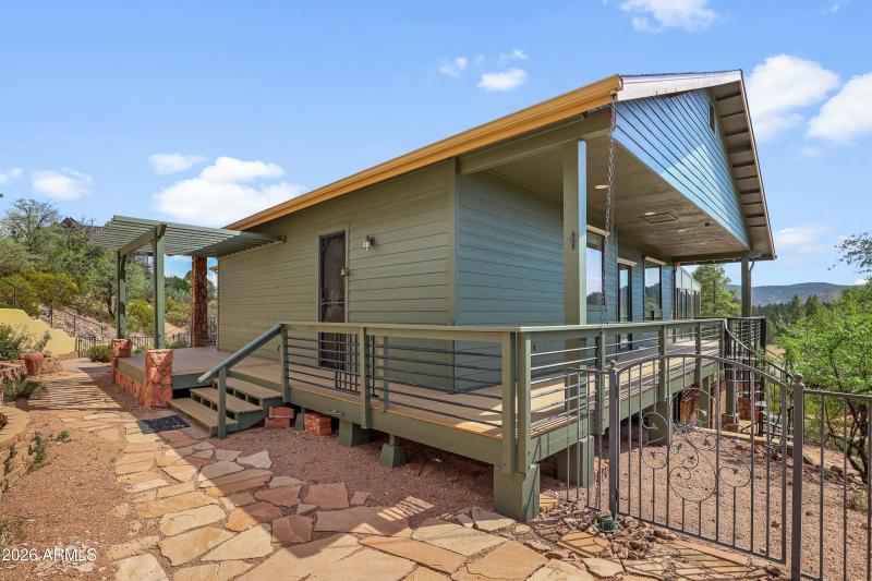 Back of Home with Deck