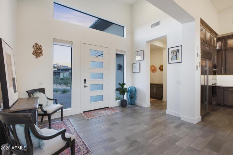 Entry w/ Soaring Ceilings