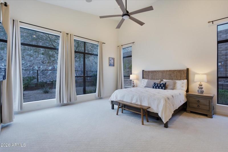 Master w High Ceilings