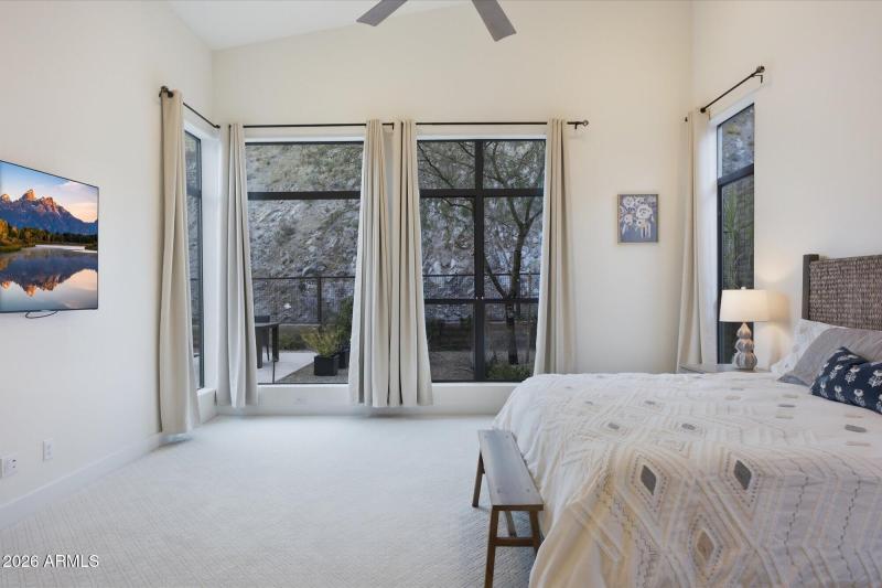 Corner Large Windows & Backyard Views