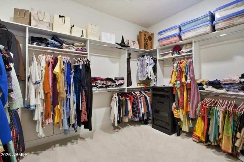 Walk-In Closet w Custom Shelving