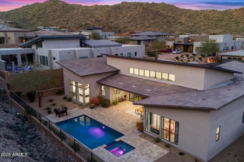 Aerial Twilight View