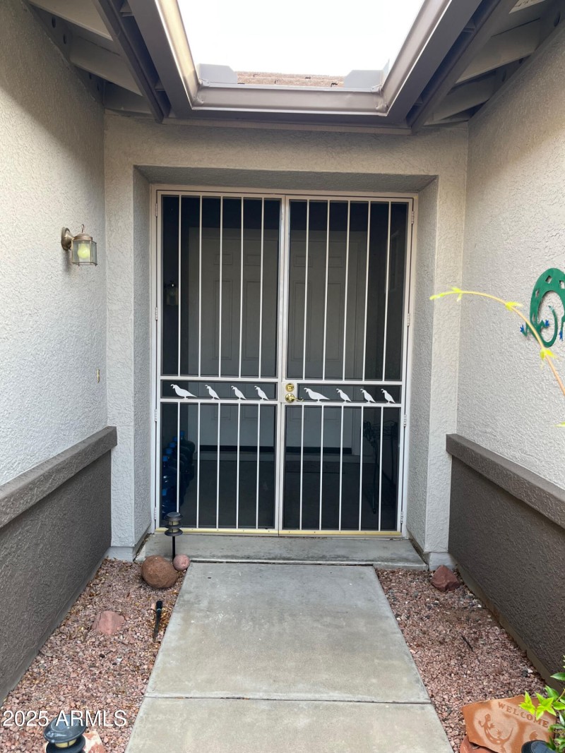 4 - outside screen door