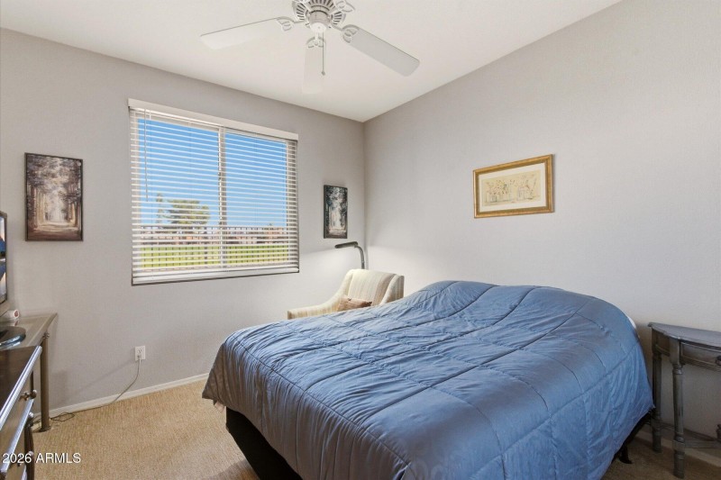 Golf Course View from Guest Bedroom