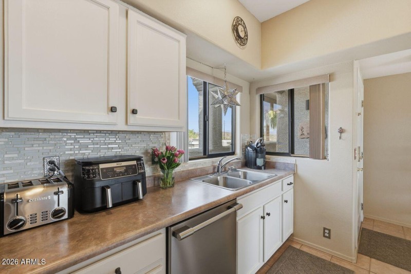 Stainless Steel Appliances in Kitchen