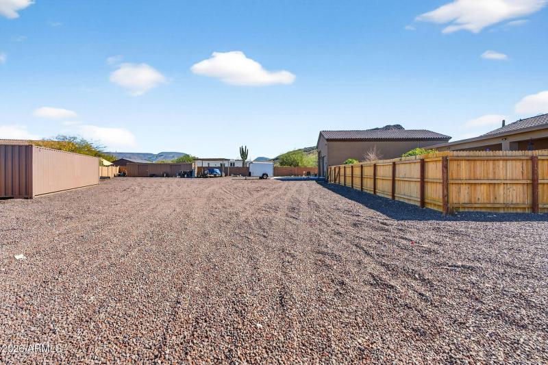 Backyard – Rear Lot View