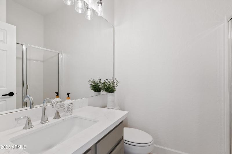 Full Bath #2, Refaced Cabinetry, Quartz