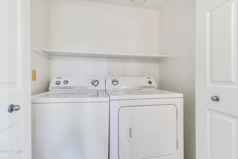 Convenient In-Unit Laundry Area