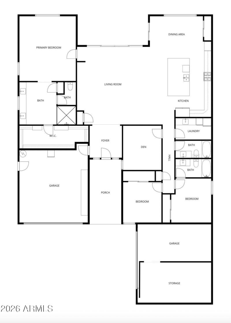 Floorplan for 22266 E Sentiero DR