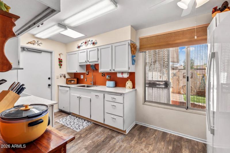 Kitchen towards Back Patio