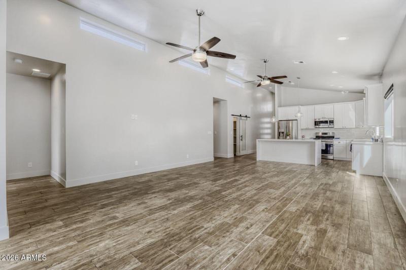 Great Room with Kichen View