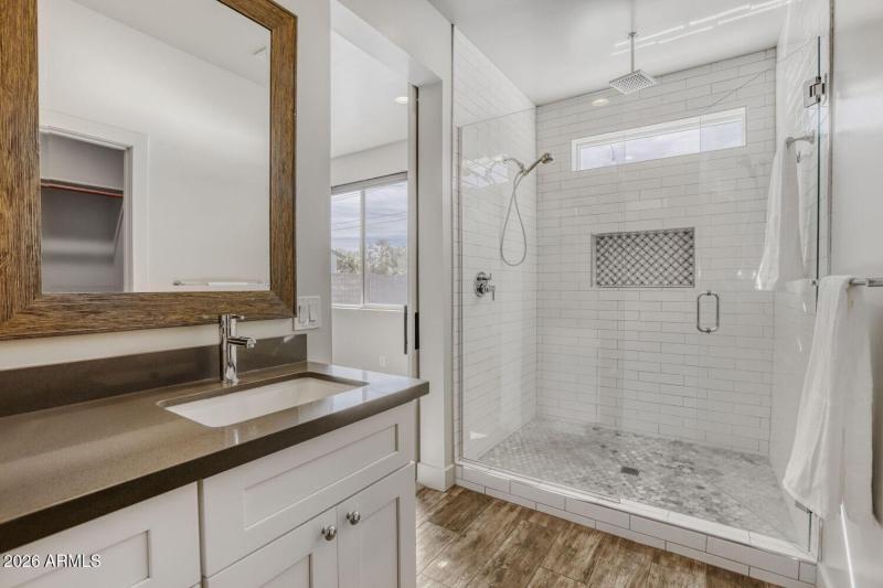 Shower in Primary Bathroom