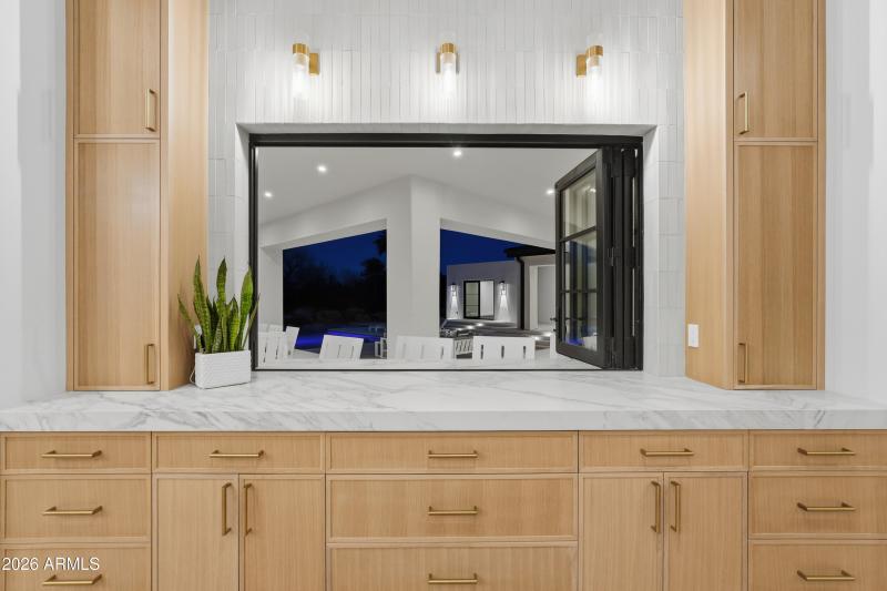 Pass-thru Kitchen Window