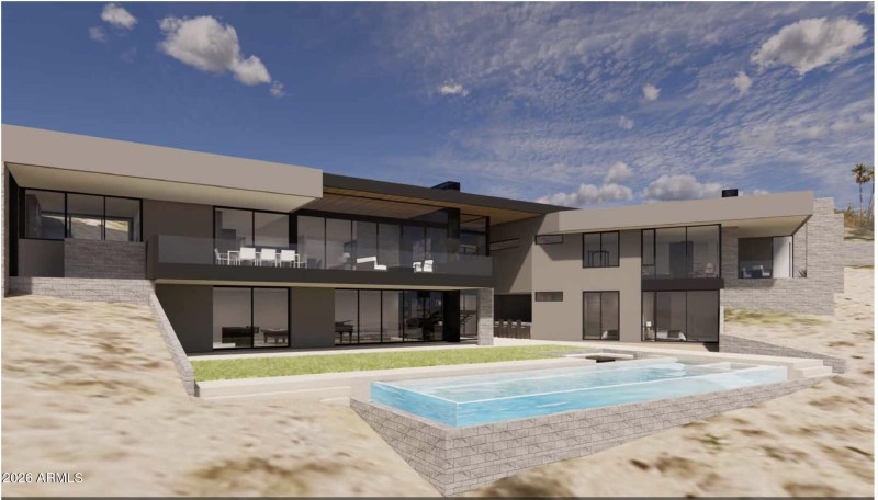 Lawn and Pool View 2