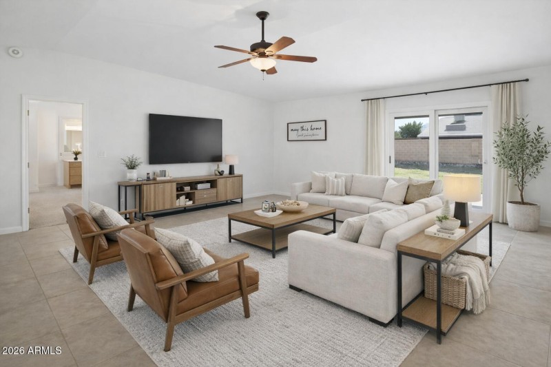 Living Room AI Generated with furniture