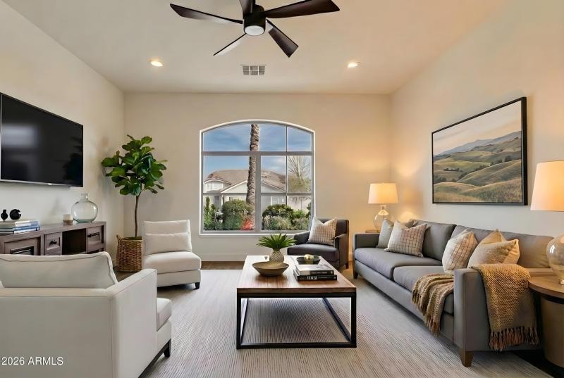 Front Living Room or Den