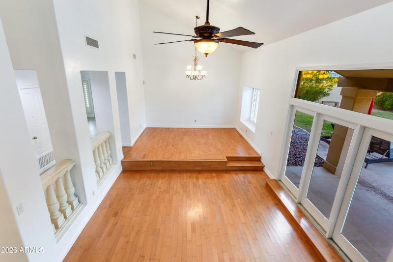 VIEW FROM THE STAIRS