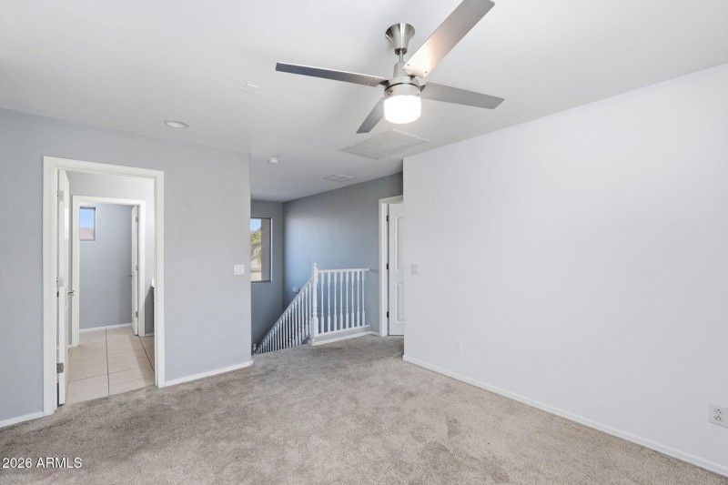 Bathroom, Stairs, Master Door