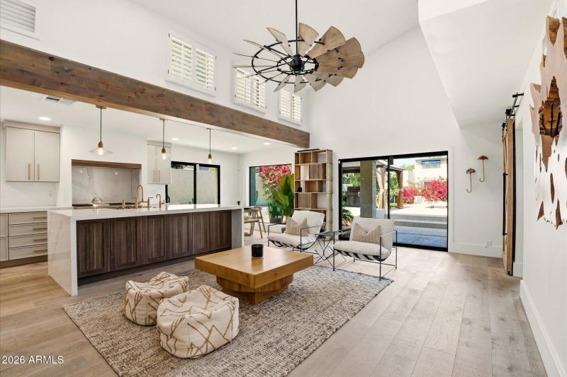 Living Room View From Foyer