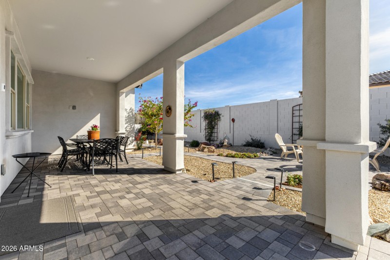Covered Back Patio