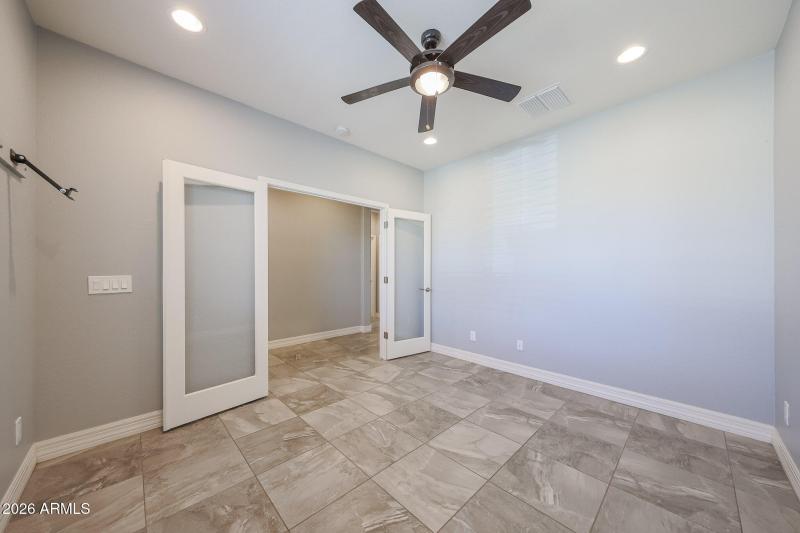 Den/Bonus Room with Double Doors