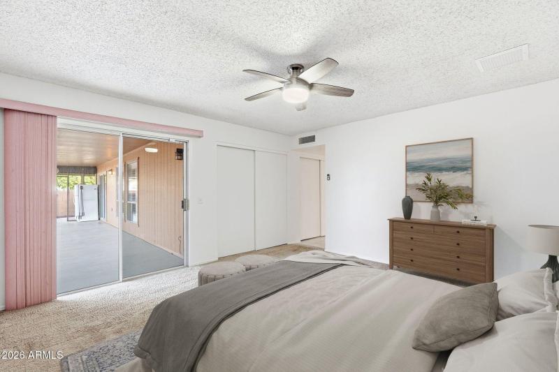 Staged Primary Bedroom