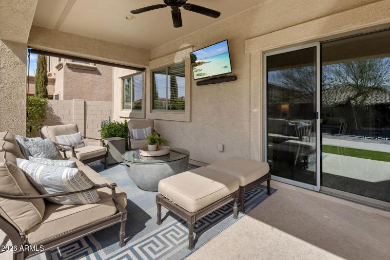 Large Covered Back Patio