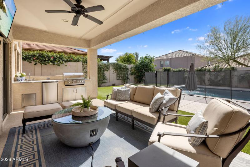 Large Covered Back Patio