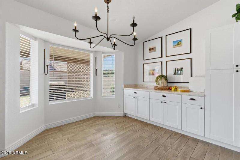 Dining Area with Built-In Storage