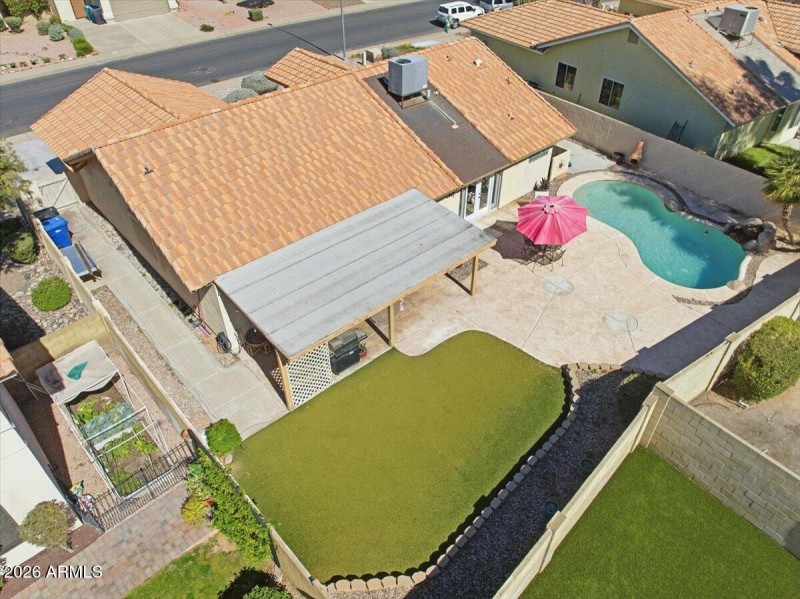 Private Yard with Pool & Turf