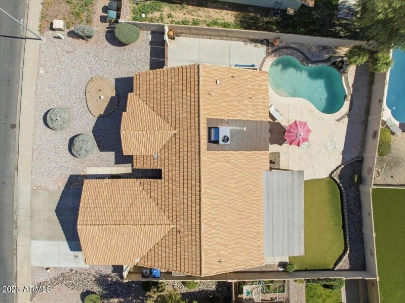 Aerial View of Home & Neighborhood