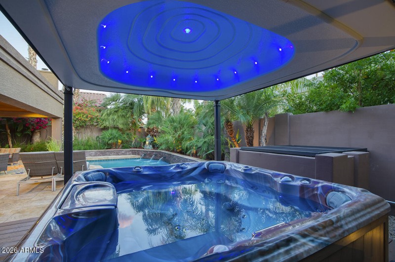 Above Covered Ground Spa