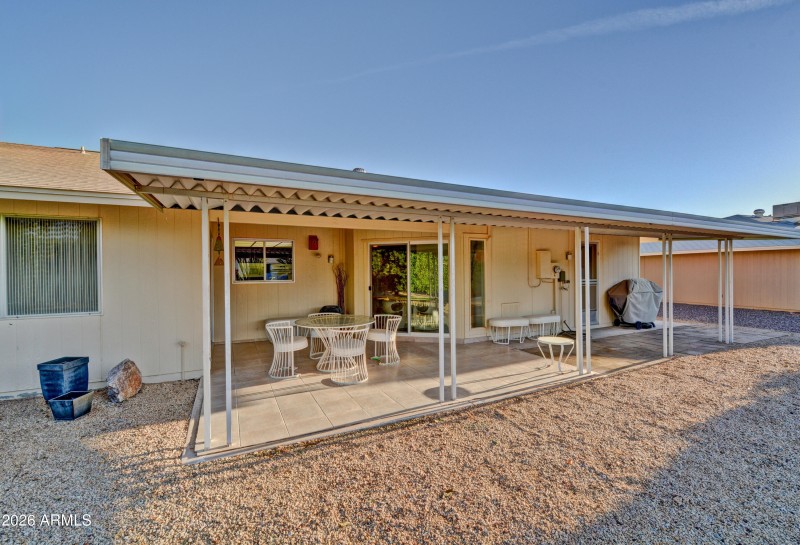 Covered Back Patio