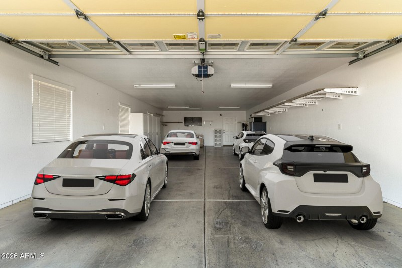 vitually staged garage