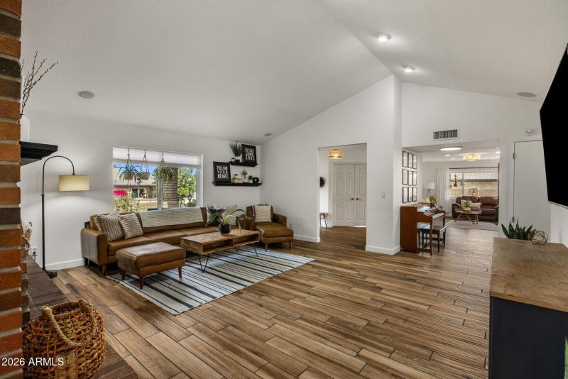 Living room towards entry