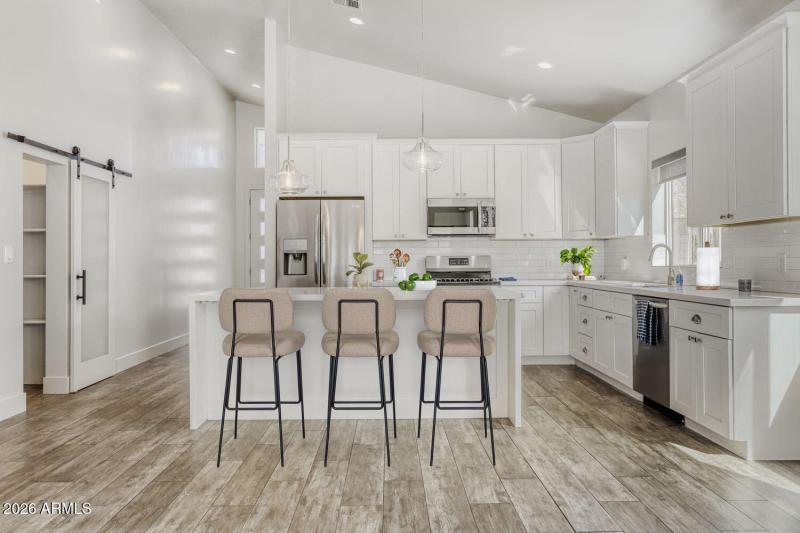 Virtually Staged Kitchen