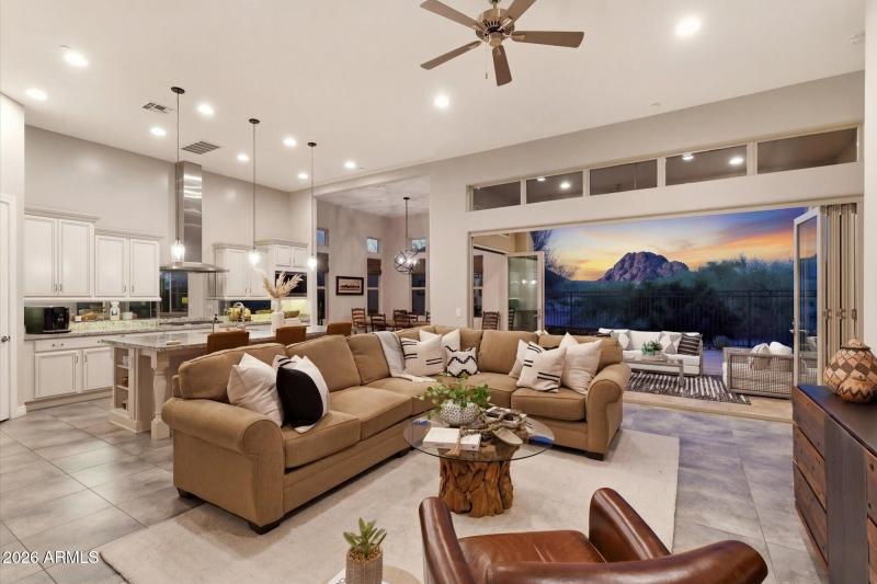 Great Room with Patio Access