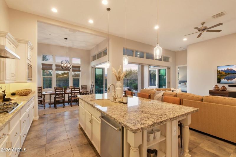 Gourmet Kitchen with Island
