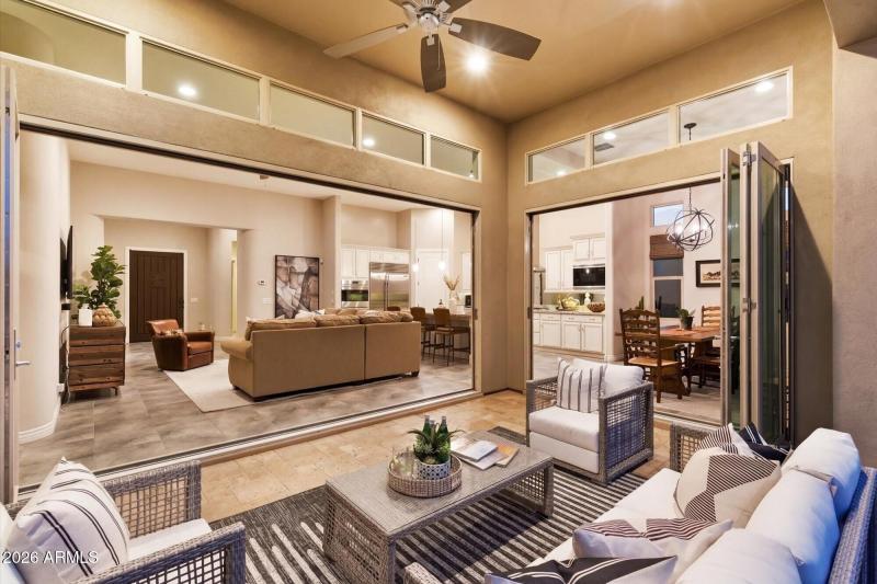 Resort-Style Patio Lounge Area