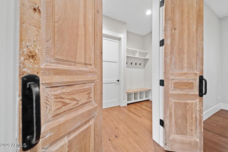 Hallway to Main Bedroom and Laundry Area